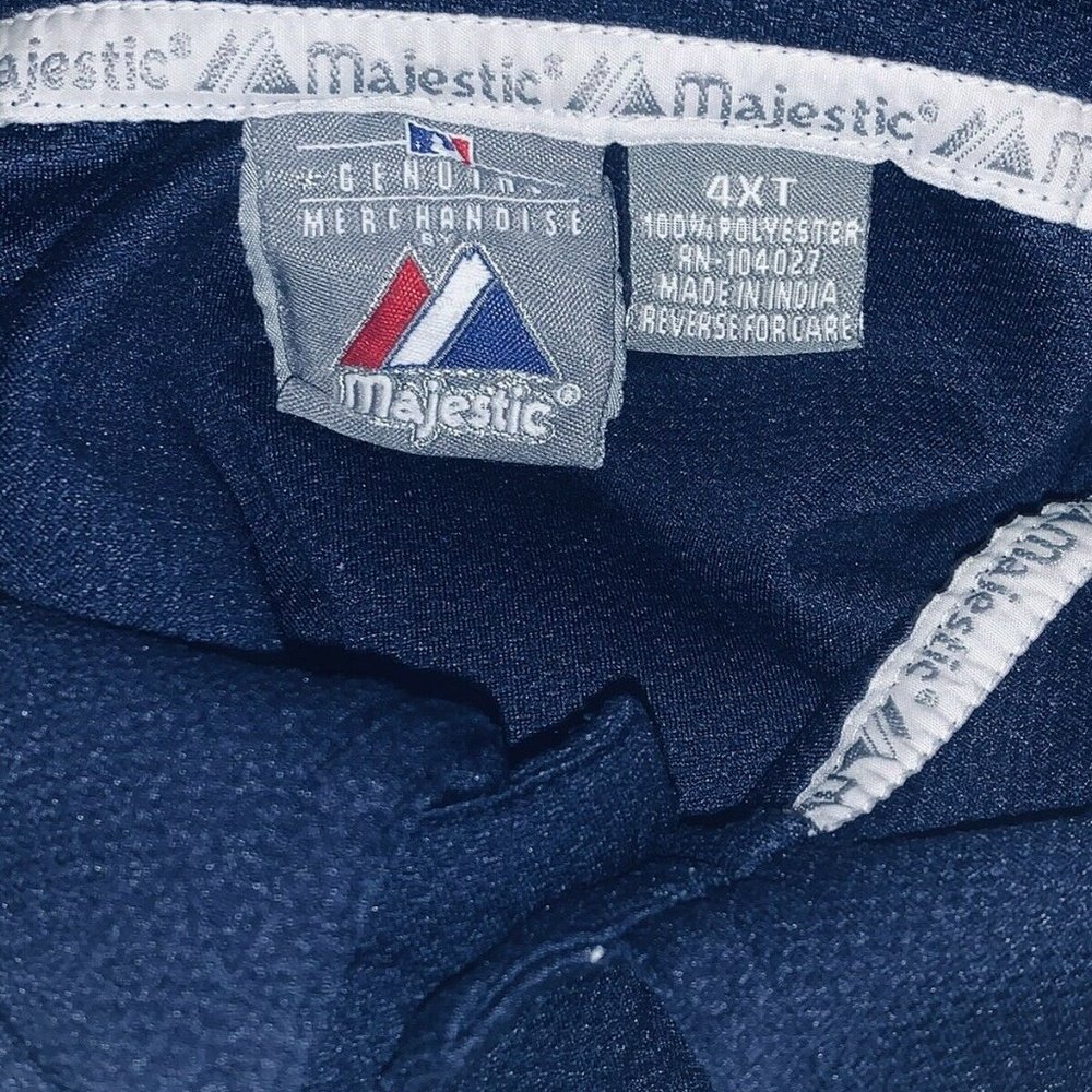 4X Majestic MLB Cleveland Indians Chief Wahoo Polo - Picture 6 of 8